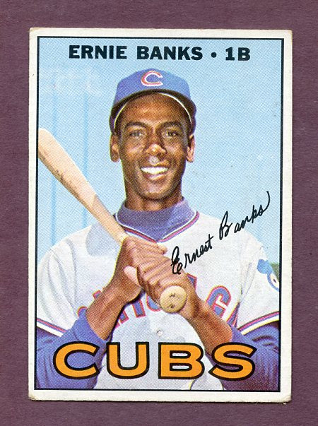 1967 Topps Baseball #215 Ernie Banks Cubs EX 483130