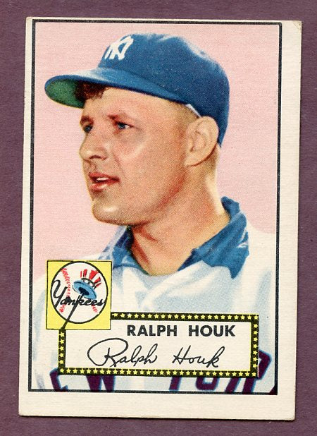 1952 Topps Baseball #200 Ralph Houk Yankees EX 483138