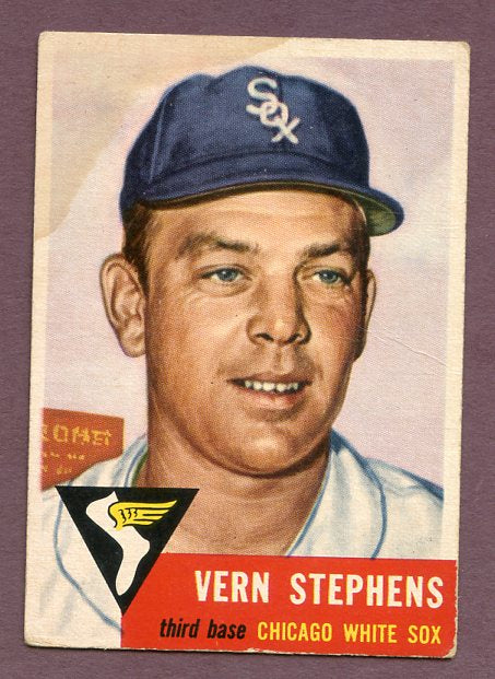 1953 Topps Baseball #270 Vern Stephens White Sox GD-VG 483189
