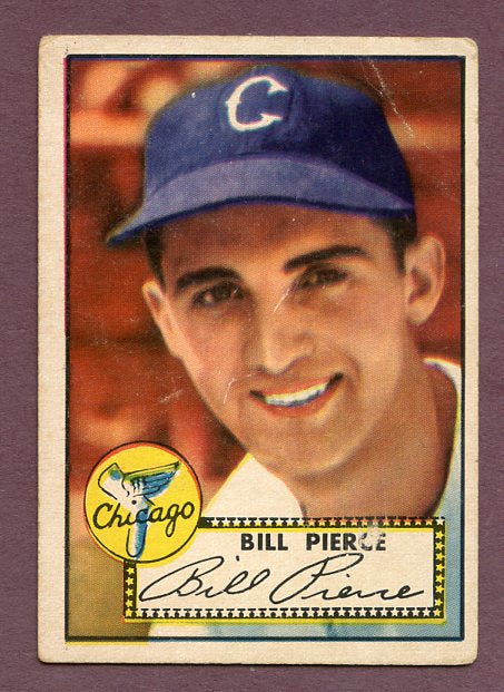1952 Topps Baseball #098 Billy Pierce White Sox VG 483193