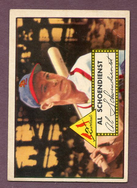 1952 Topps Baseball #091 Red Schoendienst Cardinals VG 483220