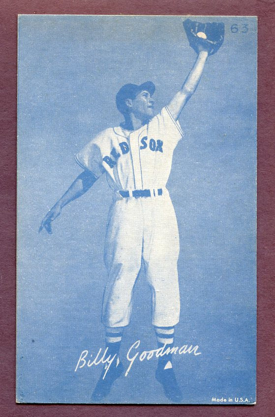 1953 Canadian Exhibits #063 Billy Goodman Red Sox EX-MT 483265