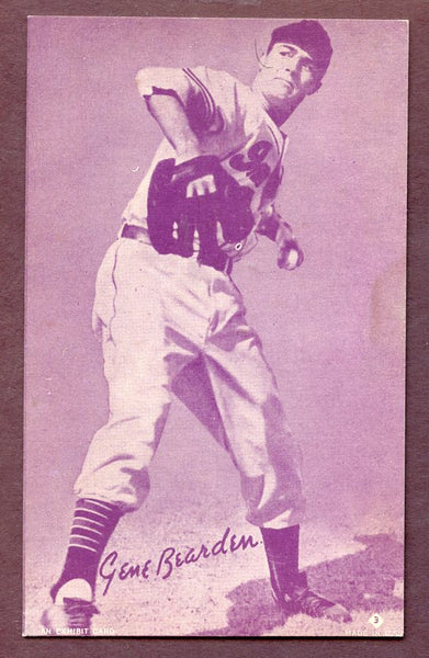 1953 Canadian Exhibits #003 Gene Bearden Indians VG-EX 483288