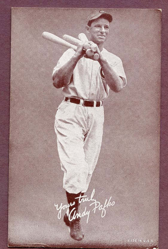 1939-46 Salutation Exhibits Andy Pafko Cubs VG-EX 483315