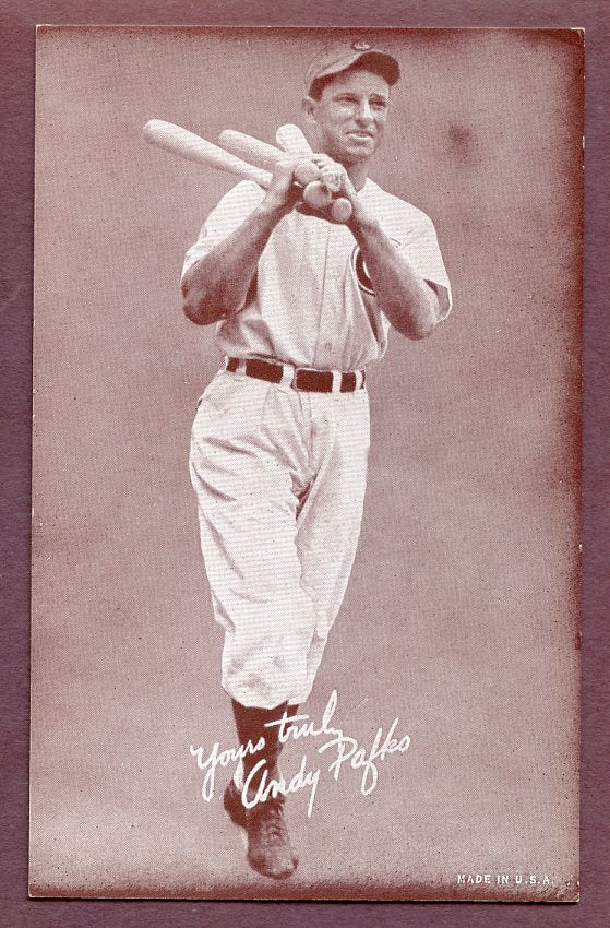 1939-46 Salutation Exhibits Andy Pafko Cubs EX 483329