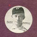 1909-11 E254 Colgans Chips Charlie Babb Memphis VG 483512
