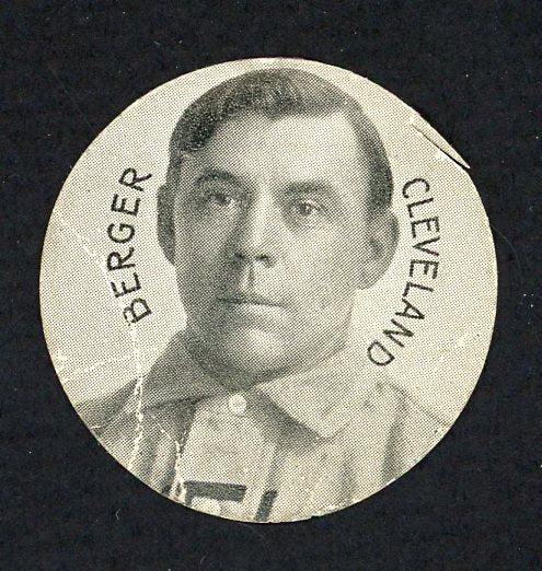 1909-11 E254 Colgans Chips Heinie Berger Indians GD-VG 483688