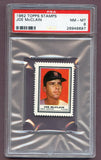 1962 Topps Baseball Stamps Joe McClain Senators PSA 8 NM/MT 483798