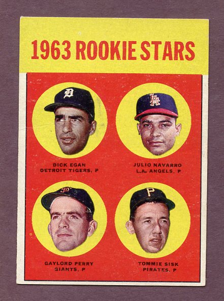 1963 Topps Baseball #169 Gaylord Perry Giants VG-EX 483968