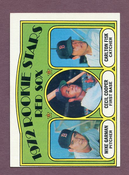 1972 Topps Baseball #079 Carlton Fisk Red Sox VG-EX 483969