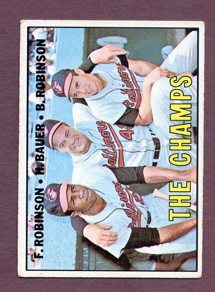 1967 Topps Baseball #001 Brooks Robinson Frank Robinson VG-EX 483973