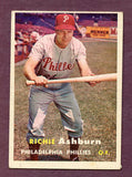 1957 Topps Baseball #070 Richie Ashburn Phillies VG-EX 483976