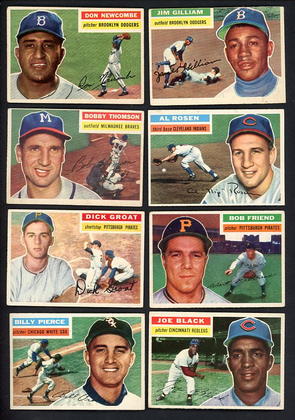 1956 Topps Set Lot 81 Diff GD-VG/VG Gilliam Newcombe 484046