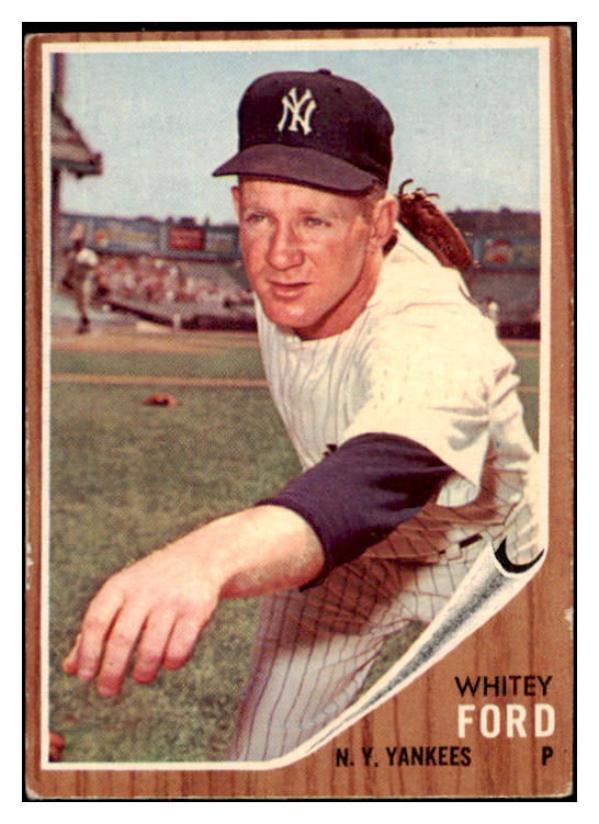 1962 Topps Baseball #310 Whitey Ford Yankees EX 484050