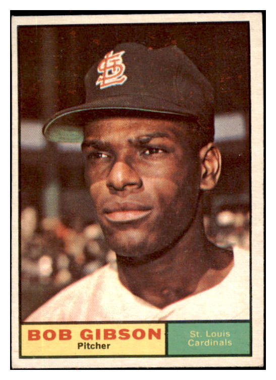 1961 Topps Baseball #211 Bob Gibson Cardinals EX-MT 484055