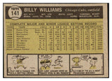 1961 Topps Baseball #141 Billy Williams Cubs EX-MT 484060