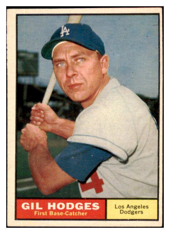 1961 Topps Baseball #460 Gil Hodges Dodgers EX-MT 484065