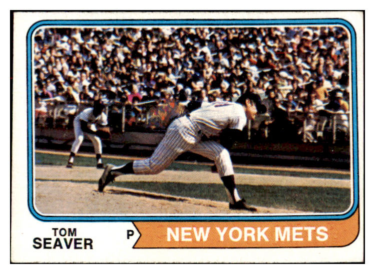 1974 Topps Baseball #080 Tom Seaver Mets EX 484070