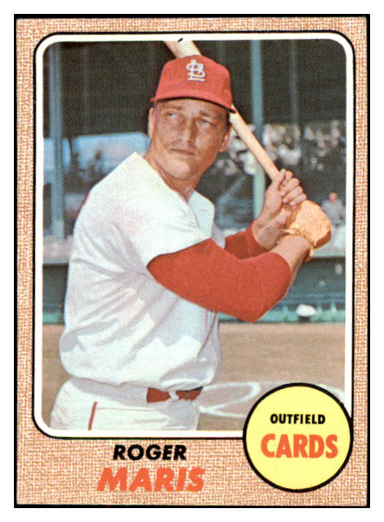 1968 Topps Baseball #330 Roger Maris Cardinals NR-MT 484090