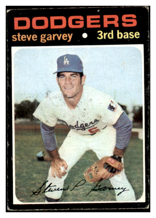 1971 Topps Baseball #341 Steve Garvey Dodgers VG-EX 484094