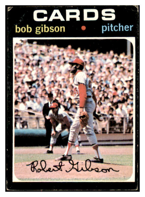 1971 Topps Baseball #450 Bob Gibson Cardinals VG-EX 484095