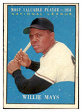 1961 Topps Baseball #482 Willie Mays MVP Giants EX-MT 484102