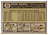 1961 Topps Baseball #350 Ernie Banks Cubs EX-MT 484114