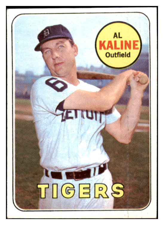 1969 Topps Baseball #410 Al Kaline Tigers EX-MT 484123