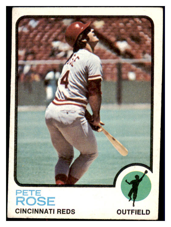 1973 Topps Baseball #130 Pete Rose Reds EX 484130