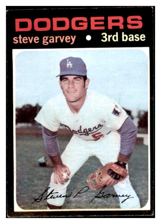 1971 Topps Baseball #341 Steve Garvey Dodgers EX 484131
