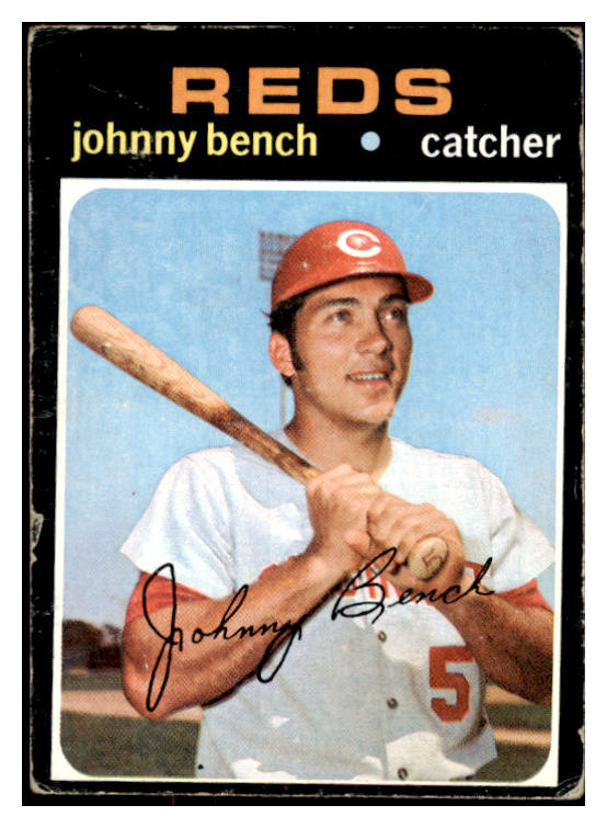 1971 Topps Baseball #250 Johnny Bench Reds VG-EX 484139