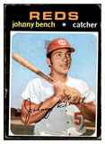 1971 Topps Baseball #250 Johnny Bench Reds VG-EX 484139