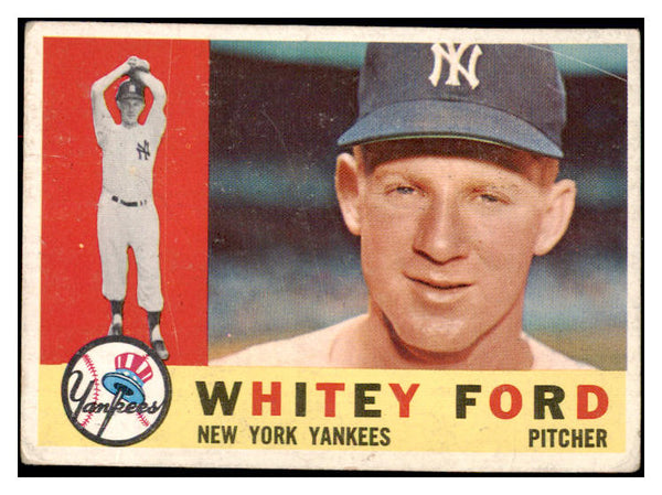1960 Topps Baseball #035 Whitey Ford Yankees VG 484148