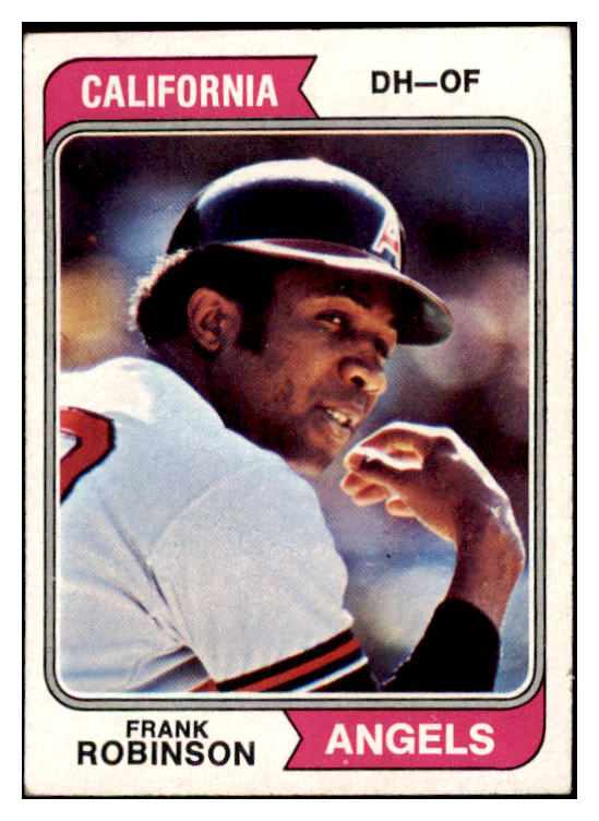 1974 Topps Baseball #055 Frank Robinson Angels VG-EX 484164