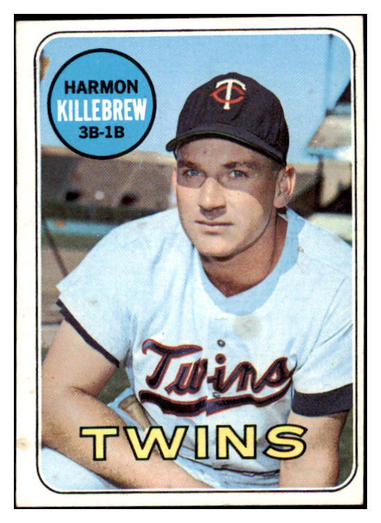 1969 Topps Baseball #375 Harmon Killebrew Twins NR-MT 484172