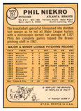 1968 Topps Baseball #257 Phil Niekro Braves NR-MT 484177