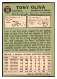 1967 Topps Baseball #050 Tony Oliva Twins VG-EX 484178