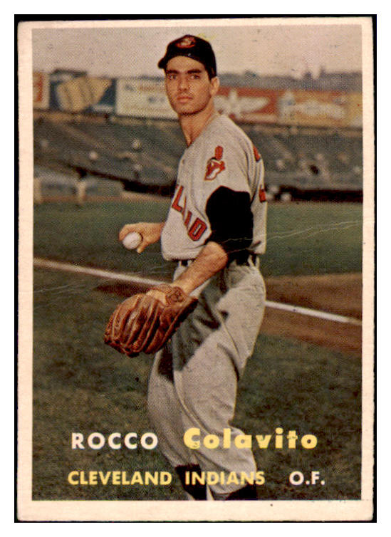 1957 Topps Baseball #212 Rocky Colavito Indians VG 484179