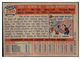 1957 Topps Baseball #250 Eddie Mathews Braves EX-MT 484186