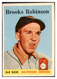 1958 Topps Baseball #307 Brooks Robinson Orioles EX 484192