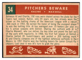 1959 Topps Baseball #034 Al Kaline Charlie Maxwell EX-MT 484195