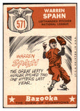 1959 Topps Baseball #571 Warren Spahn A.S. Braves VG-EX 484202