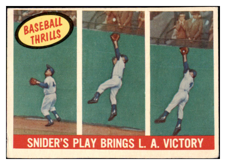 1959 Topps Baseball #468 Duke Snider IA Dodgers VG-EX 484220