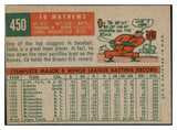 1959 Topps Baseball #450 Eddie Mathews Braves VG-EX 484223