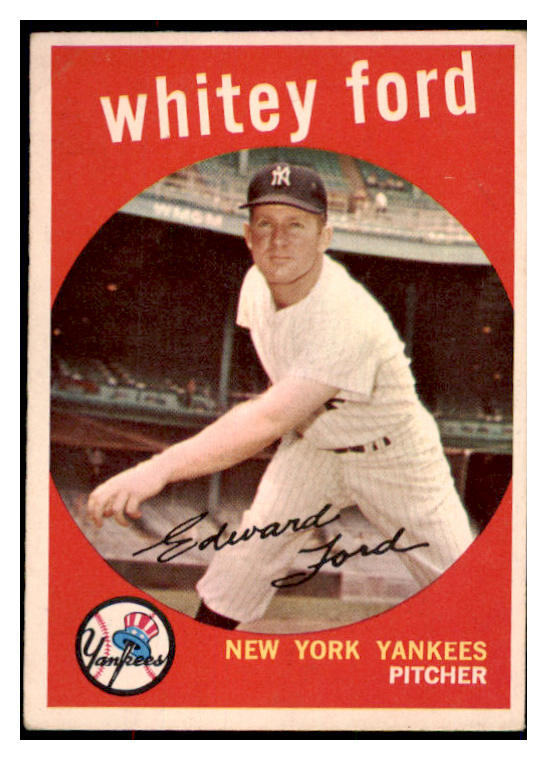 1959 Topps Baseball #430 Whitey Ford Yankees VG-EX 484224