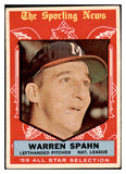 1959 Topps Baseball #571 Warren Spahn A.S. Braves EX 484230