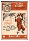 1959 Topps Baseball #571 Warren Spahn A.S. Braves EX 484230