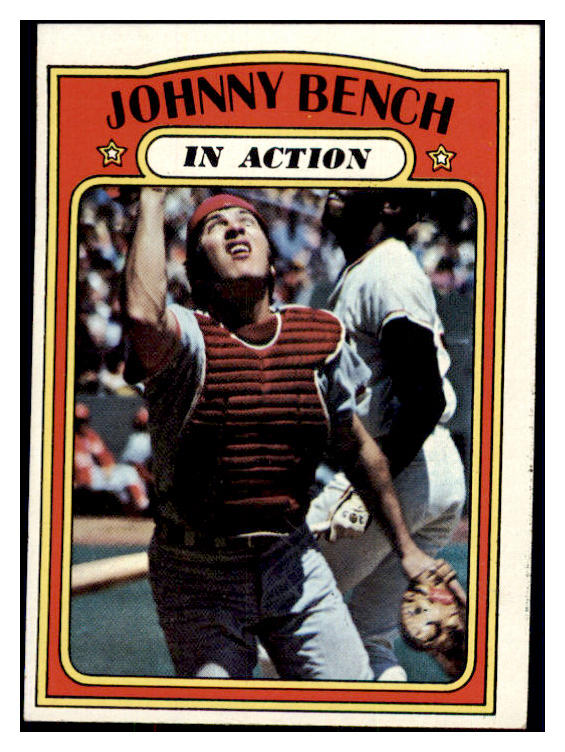 1972 Topps Baseball #434 Johnny Bench IA Reds EX-MT 484243
