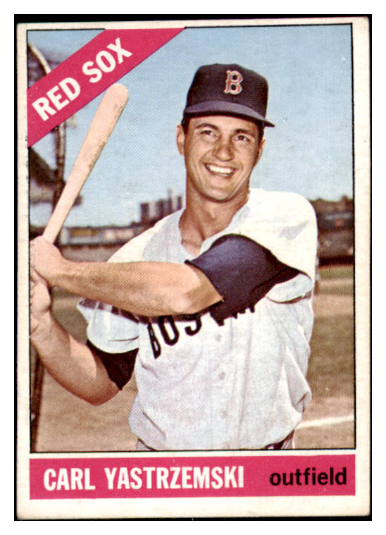 1966 Topps Baseball #070 Carl Yastrzemski Red Sox EX 484248