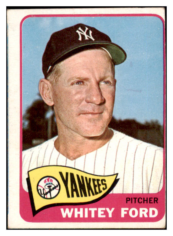 1965 Topps Baseball #330 Whitey Ford Yankees GD-VG 484252